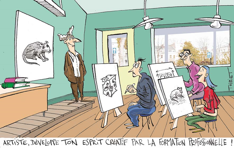 image calendrier BD Août ADAGP 2022