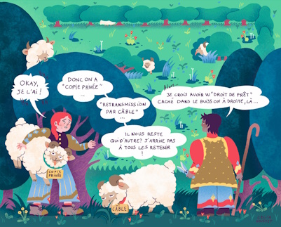 calendrier BD bande dessinée ADAGP 2025 février droits collectifs auteur autrice professionnel