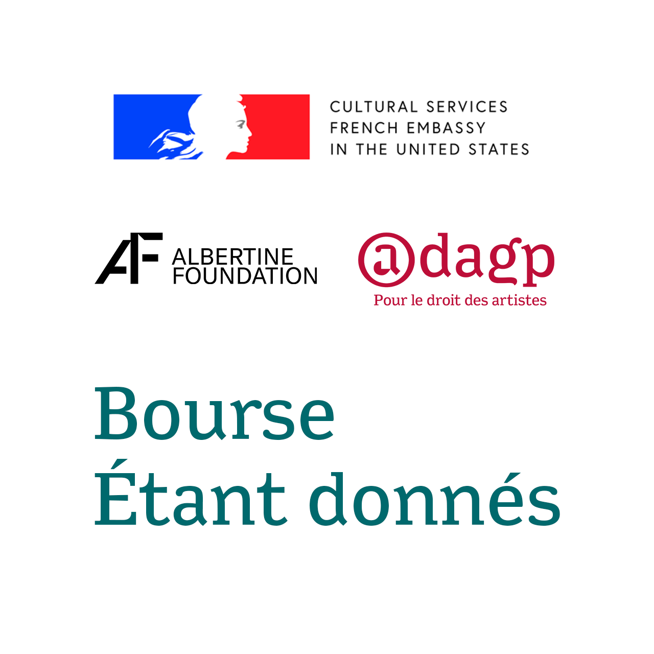 Visuel Bourse Étant donnés
