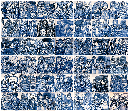 Hervé Di Rosa, sans titre, 2021, acrylique © ADAGP, Paris, 2025 - Crédit photo : Pierre Schwartz