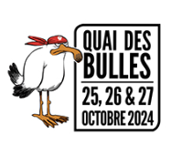 Logo quai des bulles 2024 ADAGP